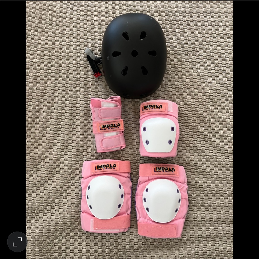 Impala skate safety gear and helmet